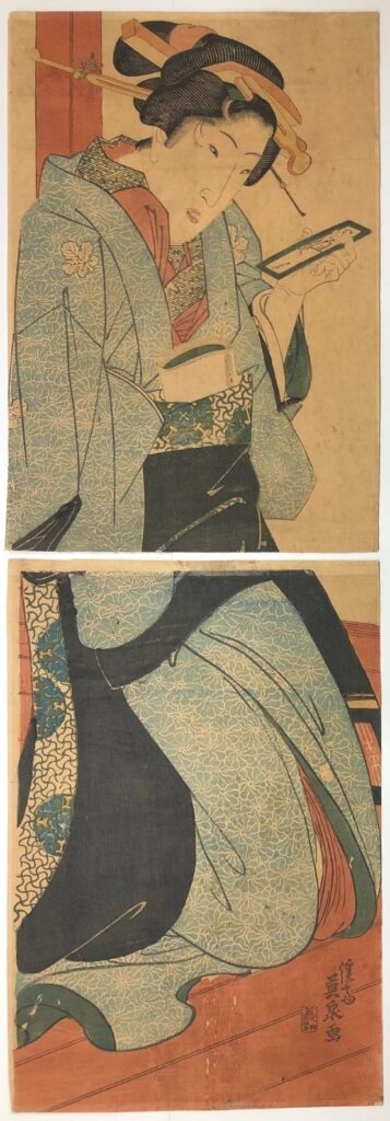 渓斎英泉 立美人図