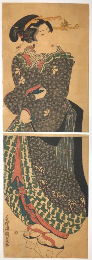 歌川国貞 立美人図