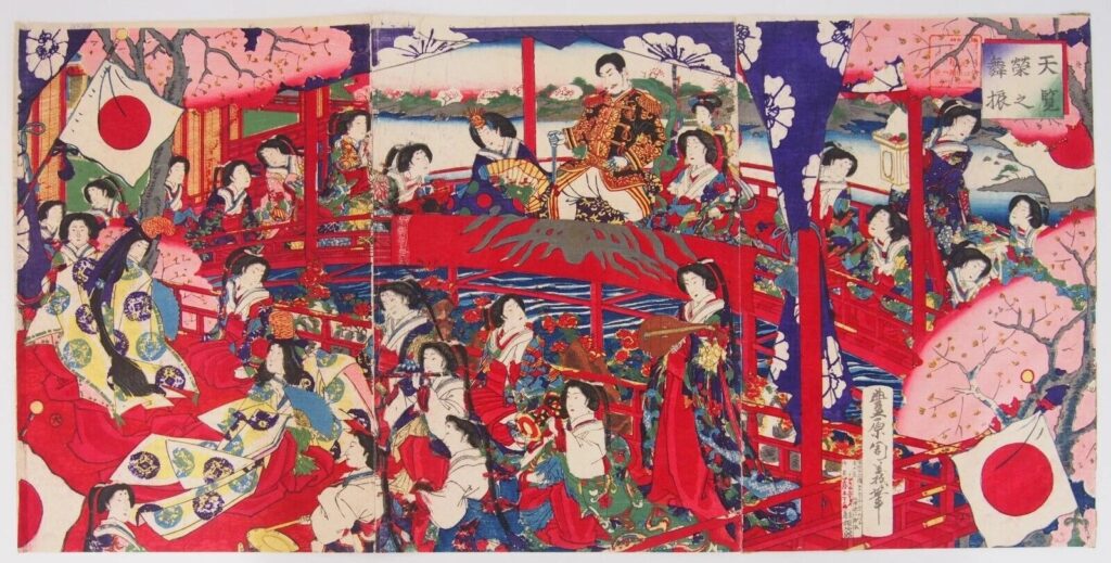 豊原周義 天覧栄之舞振