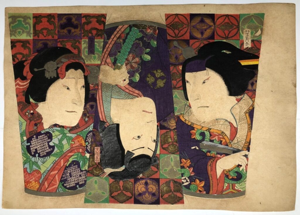 中井芳滝 羽子板絵