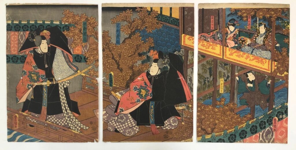 歌川豊国 足利義尚 東山桜荘子